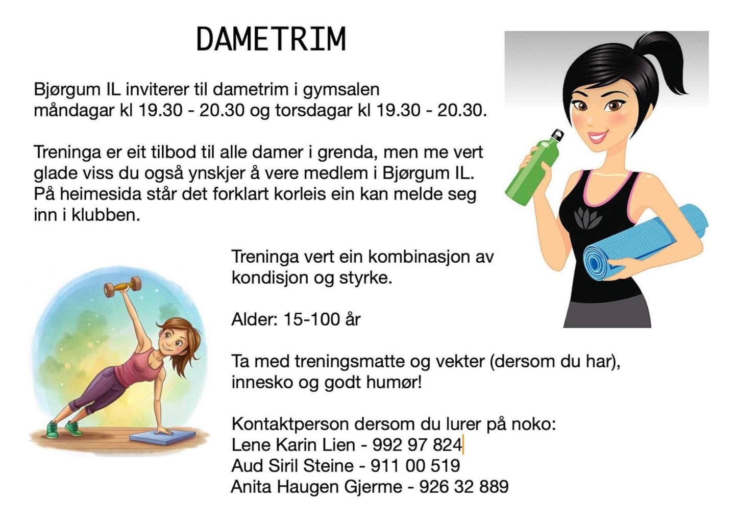 BJØRGUM IL DAMETRIM